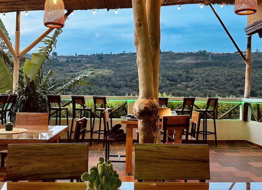 Where to Stay in San Gil, Colombia: Best Hostels, Hotels and Airbnbs (2026) image of the view from hotel campestre palmas del zamorano