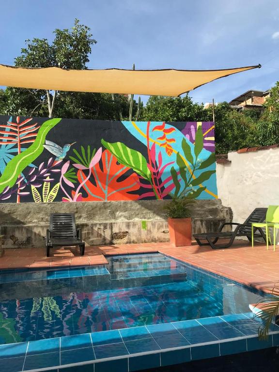 Where to Stay in San Gil, Colombia: Best Hostels, Hotels and Airbnbs (2026) the pool at the best adventure hostel san gil