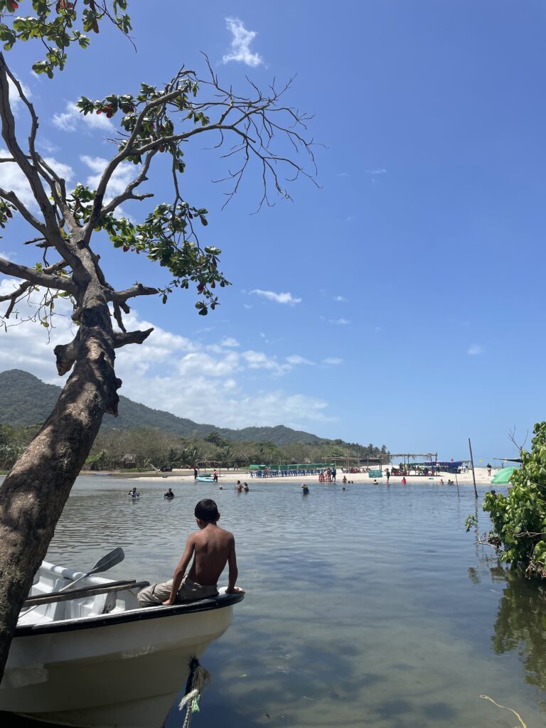 At the mouth of the Palomino River, Colombia
