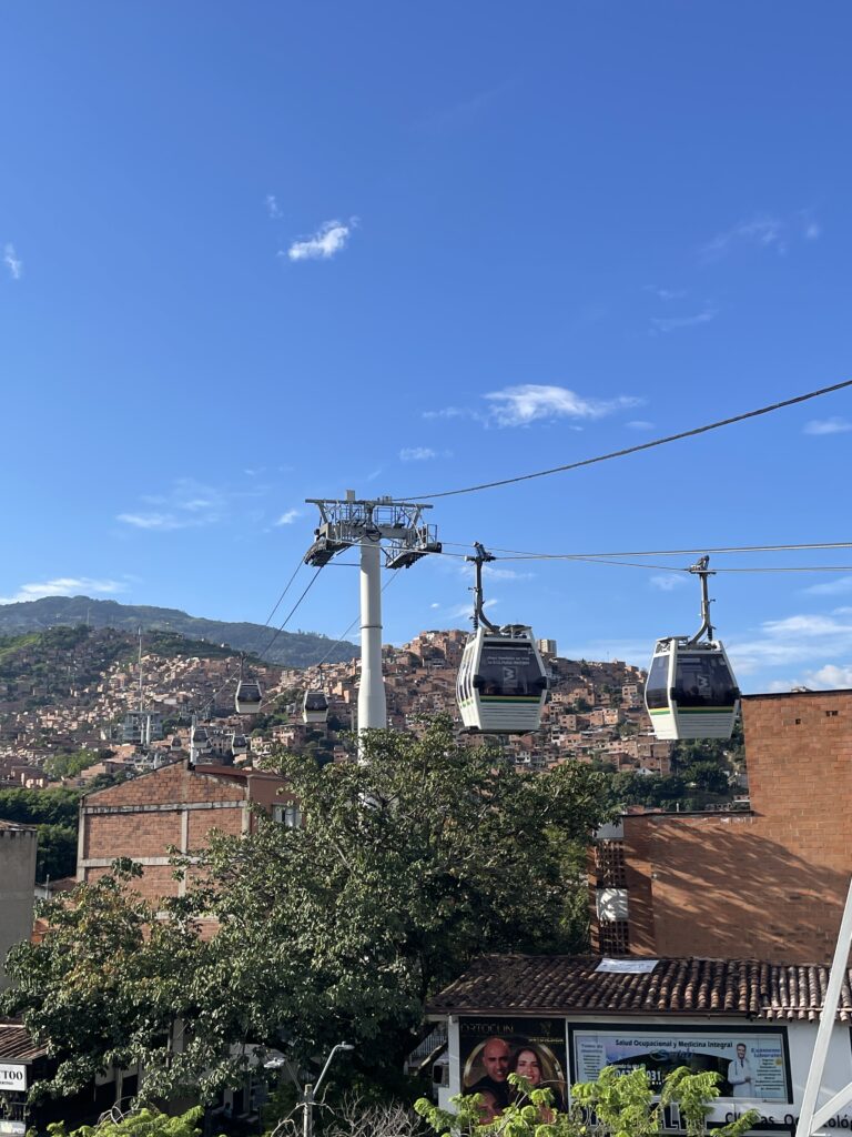 cable car network in medellin colombia