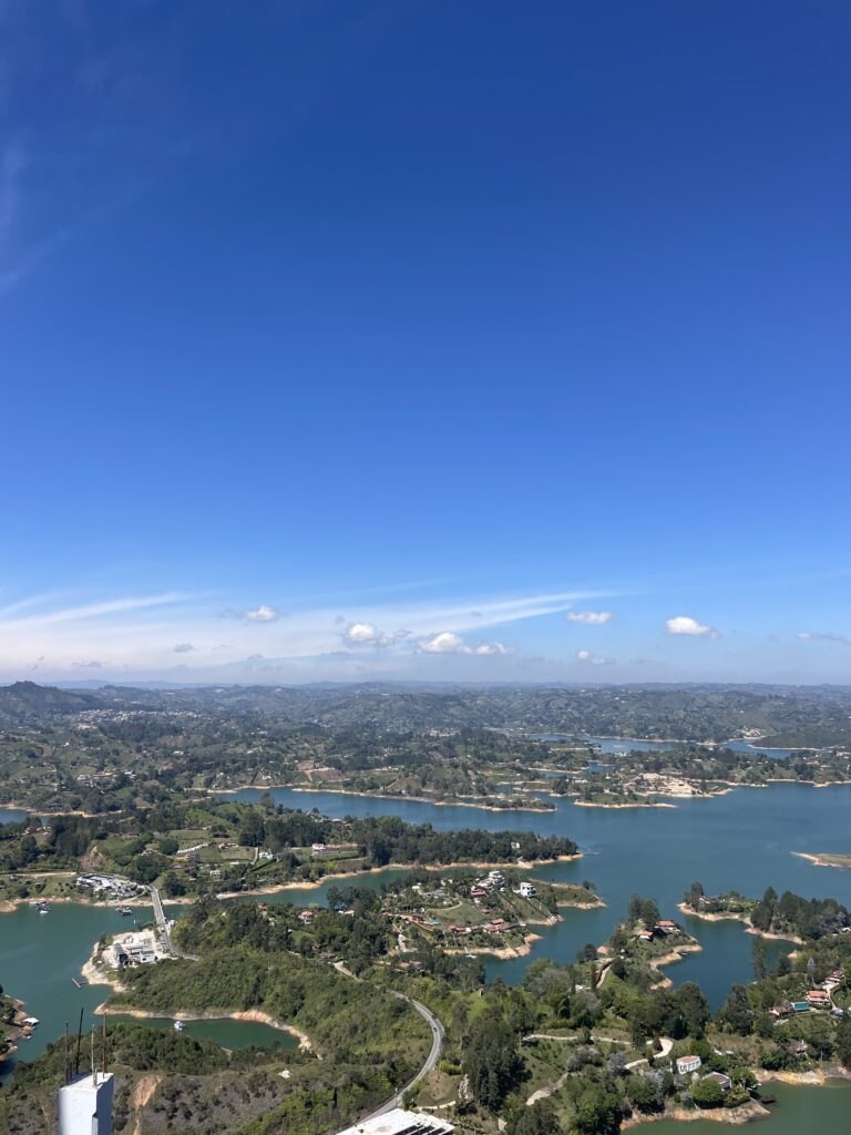 Is Guatapé Worth It in 2026? My Honest Guatapé Day Trip Review view from el penol rock in guatape colombia