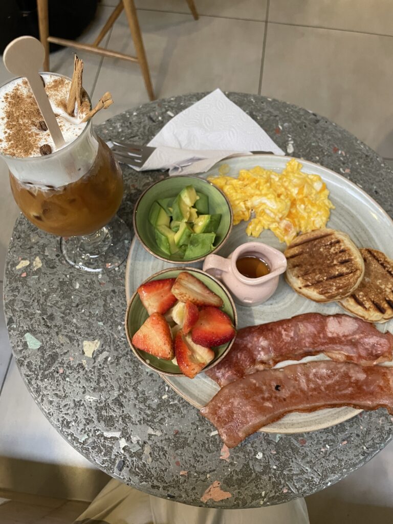 semilla coworking cafe brunch item in medellin colombia