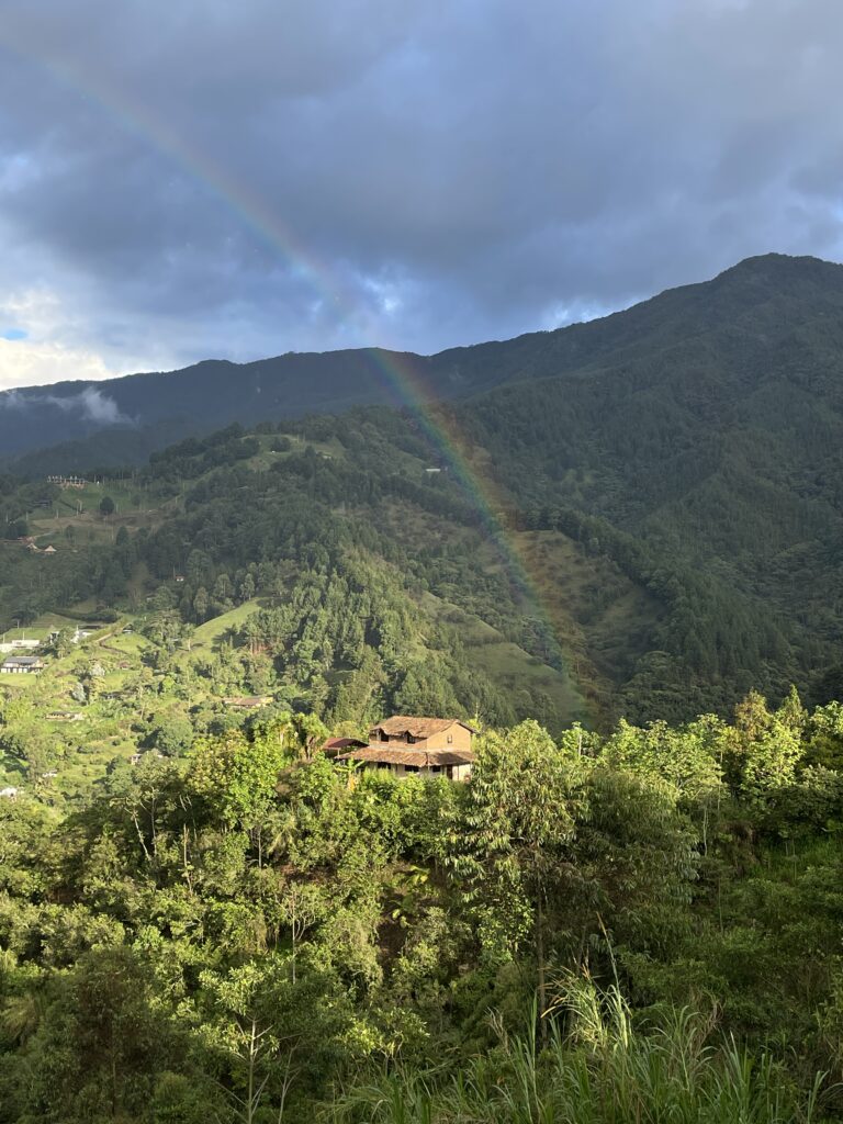 beautiful view of medellin from the surrounding mountains, colombia 2